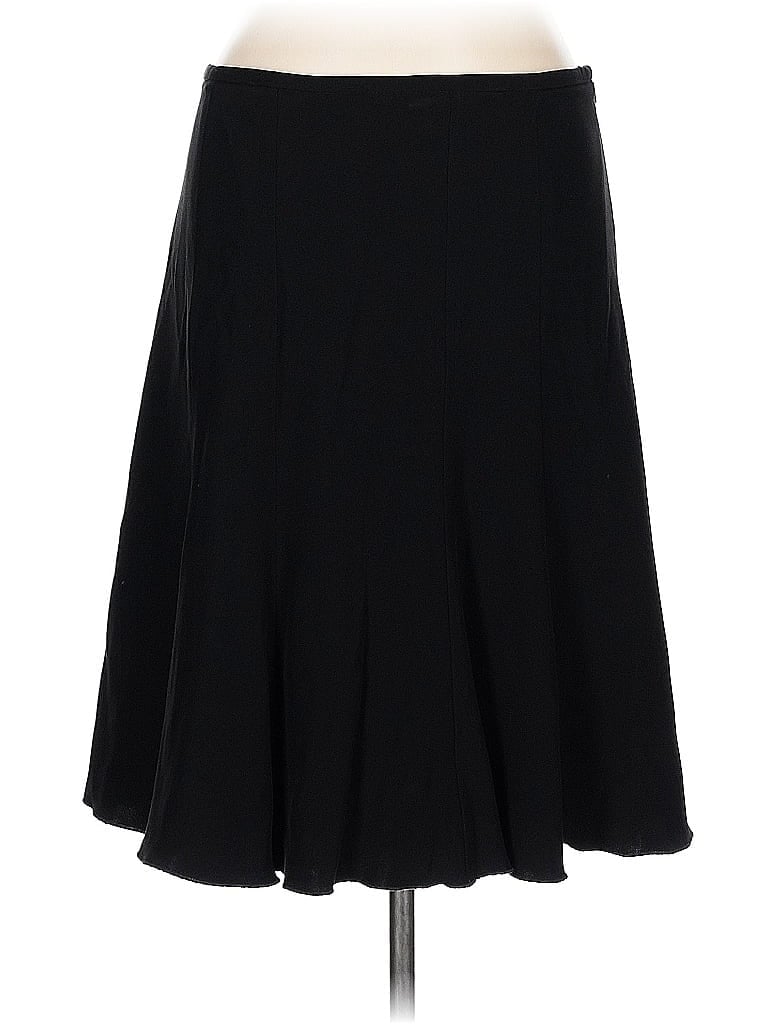 Armani Collezioni Solid Black Formal Skirt Size 12 - photo 1