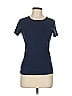 Three Dots 100% Cotton Blue Short Sleeve T-Shirt Size M - photo 1