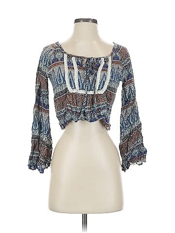 LA Hearts 3/4 Sleeve Blouse (view 1)