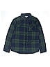 Levi's Plaid Green Long Sleeve Button-Down Shirt Size 12 - 13 - photo 1