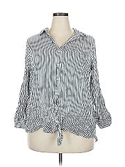 Velvet Heart 3/4 Sleeve Button Down Shirt
