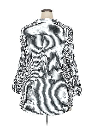 Velvet Heart 3/4 Sleeve Button-Down Shirt (view 2)