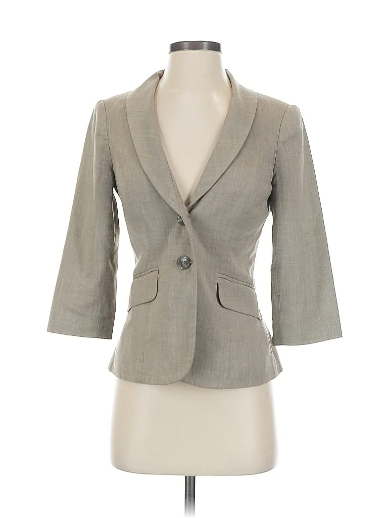 Pre-owned The Limited Blazer Jacket In Gray