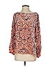 Hale Bob Pink 3/4 Sleeve Silk Top Size S - photo 1