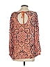Hale Bob Pink 3/4 Sleeve Silk Top Size S - photo 2
