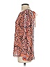 Hale Bob Pink 3/4 Sleeve Silk Top Size S - photo 4