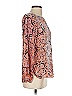 Hale Bob Pink 3/4 Sleeve Silk Top Size S - photo 3