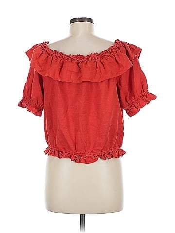 Marc New York Andrew Marc Short Sleeve Blouse (view 2)