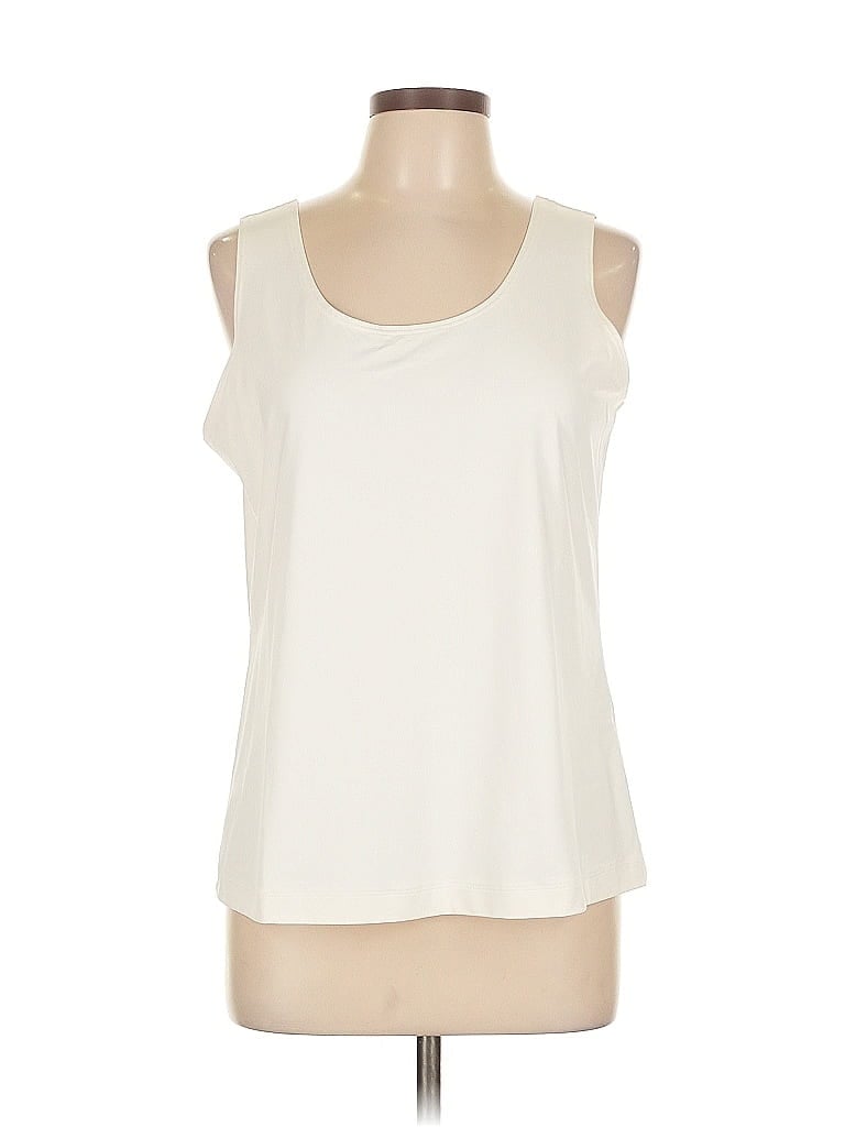 CHICO'S Pre-owned Sleeveless Blouse In White