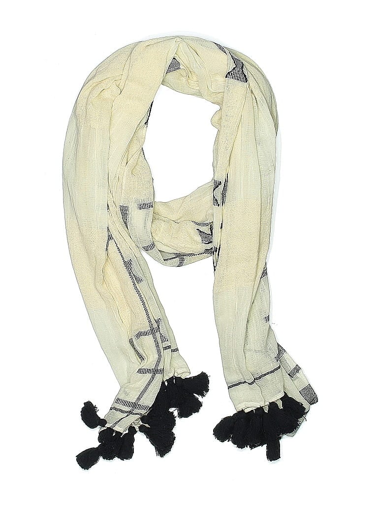 Pre-owned Banana Republic Factory Store Scarf In White