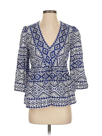 BCBGMAXAZRIA 3/4 Sleeve Blouse (view 1)