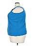 Woman Within 100% Cotton Blue Sleeveless Top Size 22 - photo 4