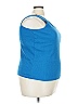 Woman Within 100% Cotton Blue Sleeveless Top Size 22 - photo 3