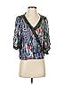 Assorted Brands 100% Rayon Gray 3/4 Sleeve Blouse Size S - photo 1