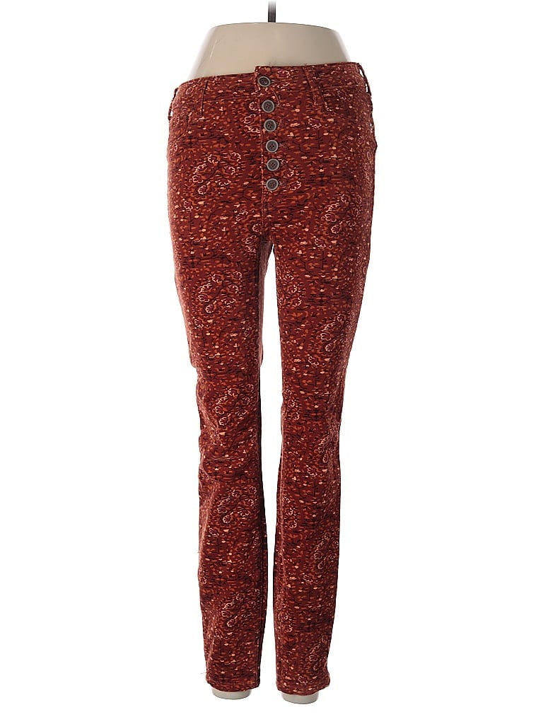 Pre-owned Pilcro By Anthropologie Casual Pants In Red