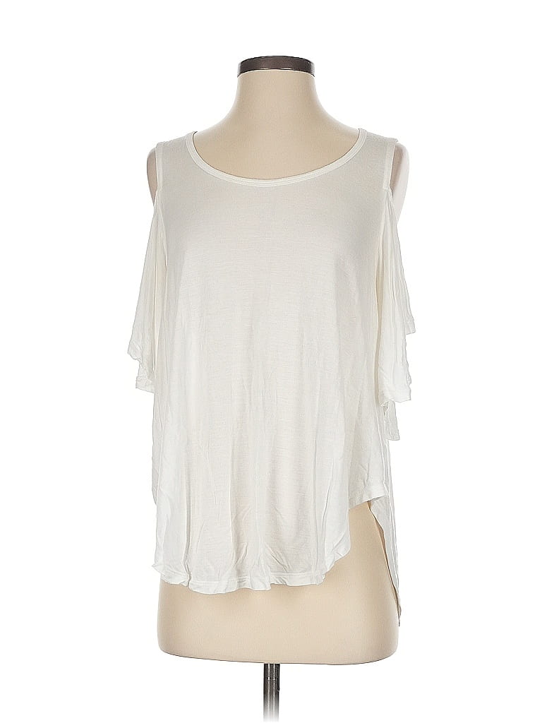 Pre-owned Express Sleeveless T-shirt In White