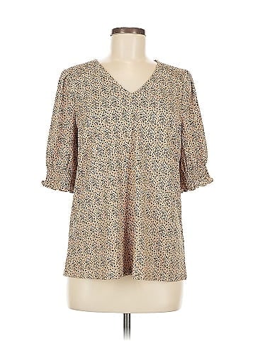 Adrianna Papell Short Sleeve Blouse (view 1)