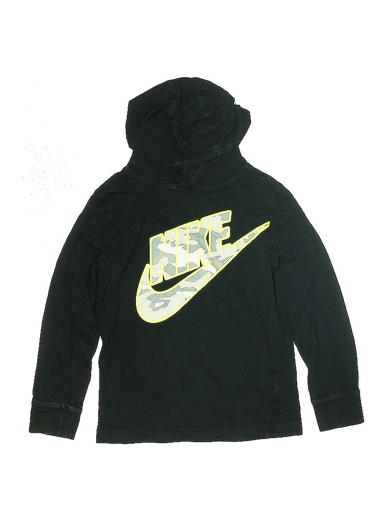 Click to view more detailed imagery on our partner's website Pre-owned Nike Kids' Pullover Hoodie In Black