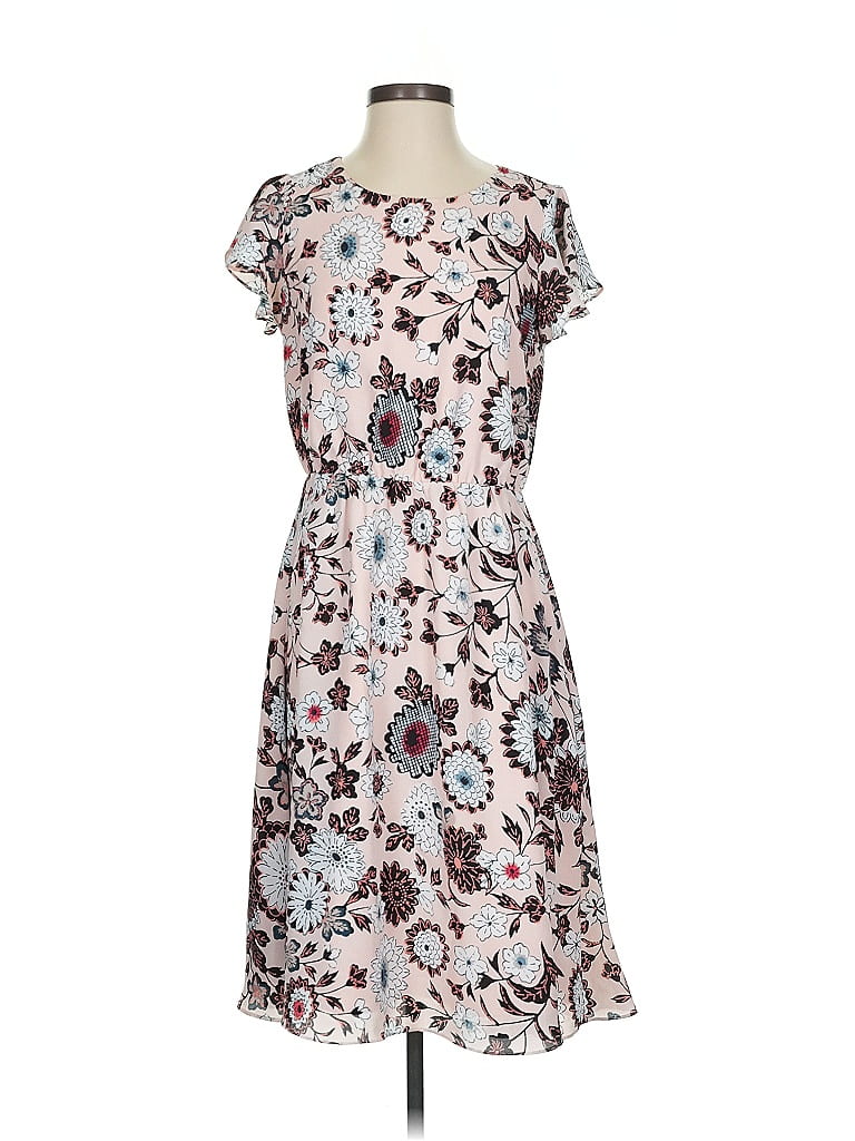 Pre-owned Ann Taylor Loft Outlet Casual Dress In Brown