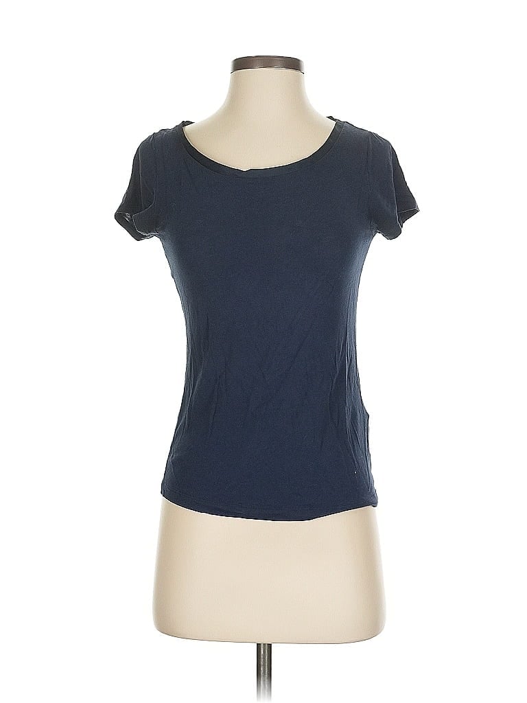 Pre-owned Banana Republic Short Sleeve T-shirt In Blue