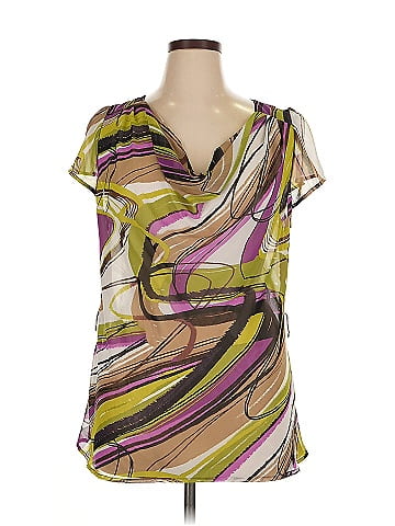 Worthington Short Sleeve Blouse (view 1)