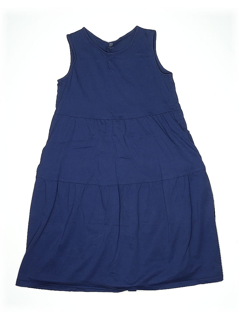 Pre-owned Uniqlo Kids' Dress In Blue