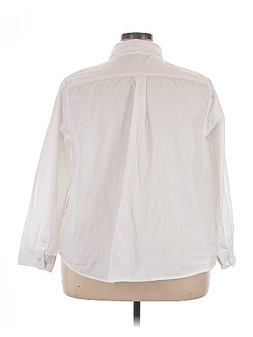 Ellos Long Sleeve Button-Down Shirt (view 2)