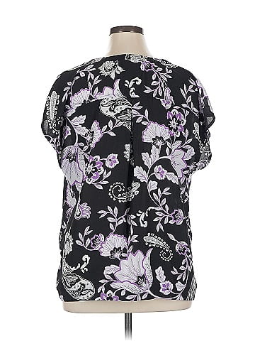 Liz Claiborne Short Sleeve Blouse (view 2)