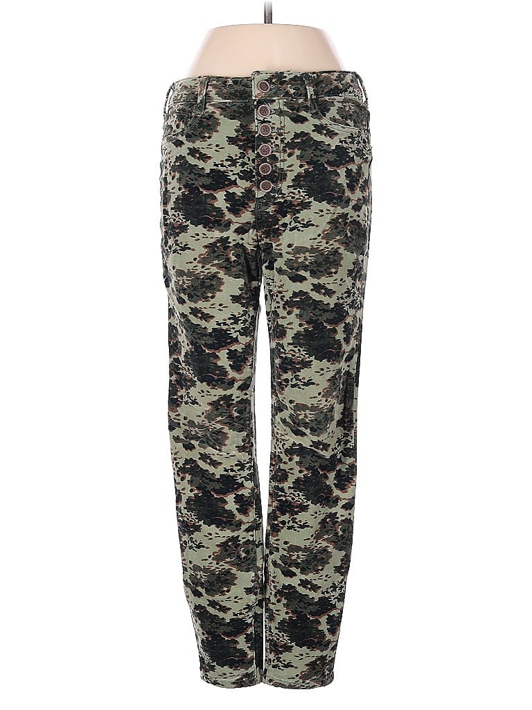 Pre-owned Pilcro By Anthropologie Casual Pants In Green