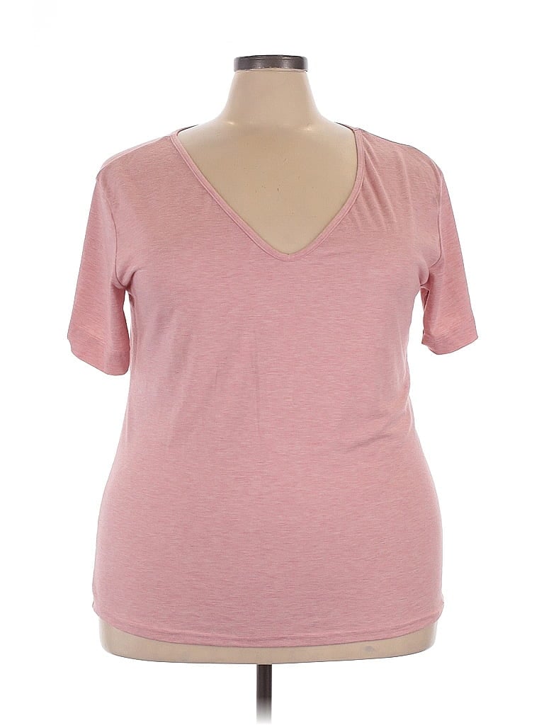 Pre-owned Unbranded Short Sleeve T-shirt In Pink