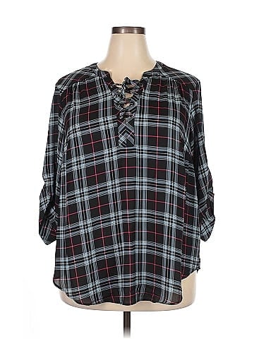 Torrid 3/4 Sleeve Blouse (view 1)
