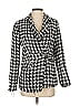 Rachel Zoe Houndstooth Ivory Black Blazer Size S - photo 1