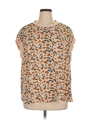 T Tahari Short Sleeve Blouse (view 1)