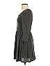 Trixxi Chevron-herringbone Gray Casual Dress Size XXS (estimated) - photo 4