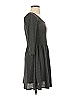 Trixxi Chevron-herringbone Gray Casual Dress Size XXS (estimated) - photo 3