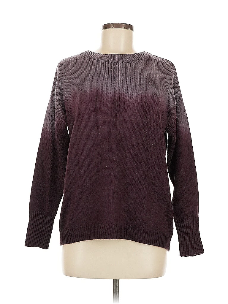 Pre-owned Simply Vera Vera Wang Pullover Sweater In Burgundy