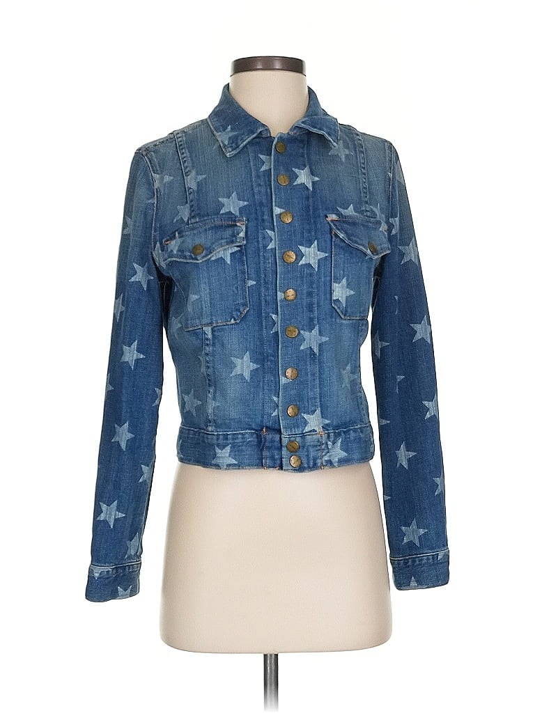 Pre-owned Current Elliott Denim Jacket In Blue