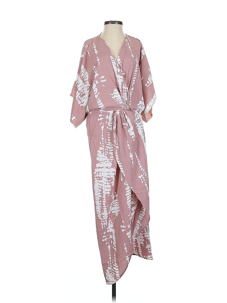 Lezat Casual Dress In Pink