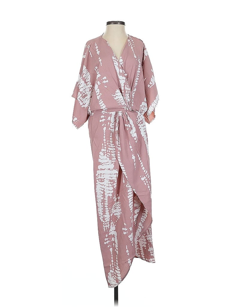 Lezat Casual Dress In Pink