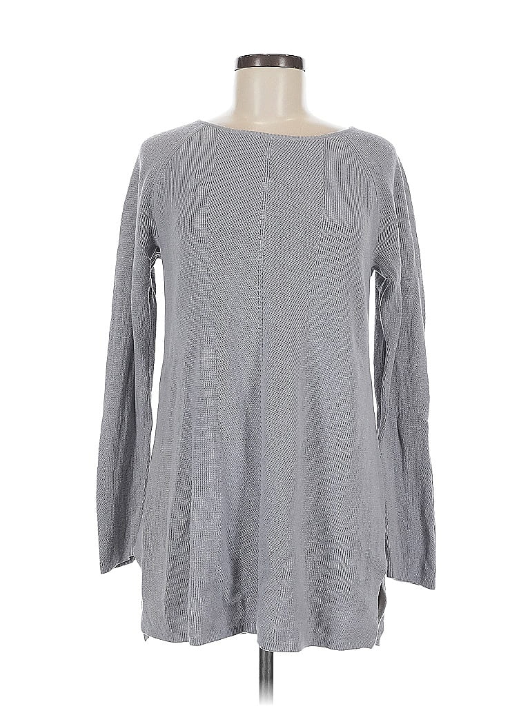 Pre-owned Jjill Pullover Sweater In Gray