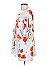 Ivanka Trump Orange Purple Short Sleeve Blouse Size L (estimated) - photo 4