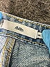 Adika 100% Cotton Chevron-herringbone Blue Denim Shorts Size S - photo 3