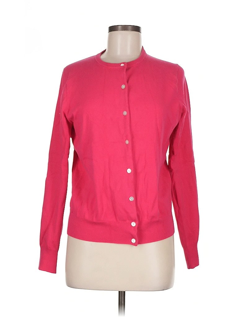 Click to view more detailed imagery on our partner's website Pre-owned Lands' End Cardigan Sweater In Pink