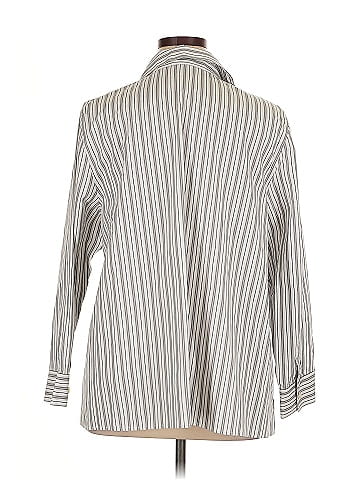 Catherines 3/4 Sleeve Button-Down Shirt (view 2)