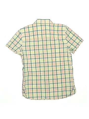 Mini Boden Short Sleeve Button-Down Shirt (view 2)