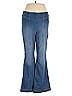 Anne Klein Chevron-herringbone Blue Jeans Size 16 - photo 1