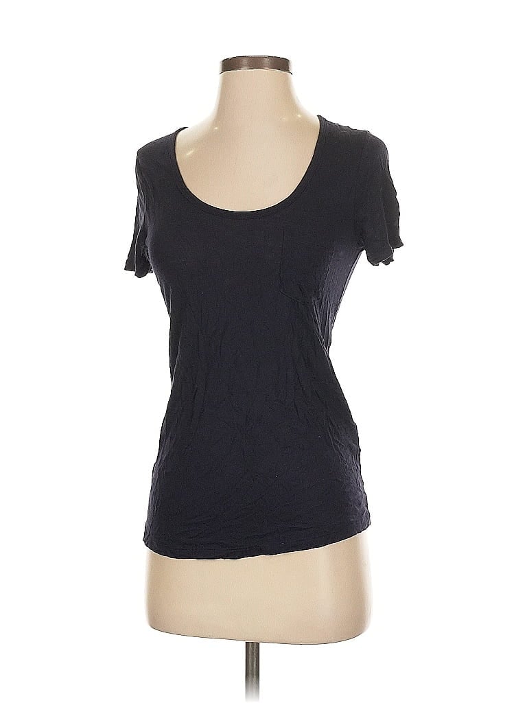 Pre-owned Banana Republic Short Sleeve T-shirt In Black