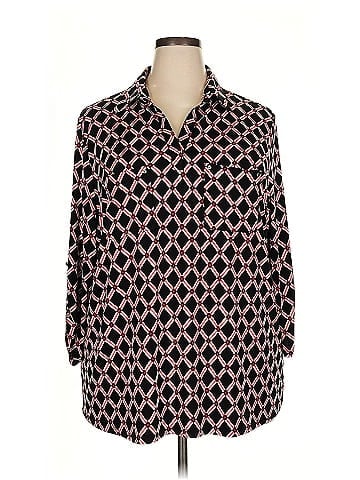 NY Collection 3/4 Sleeve Blouse (view 1)