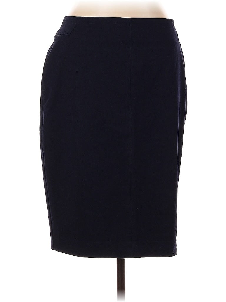 Pre-owned Ann Taylor Loft Formal Skirt In Blue
