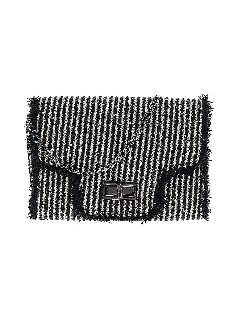 Unbranded Stripes Black Clutch One size - photo 1